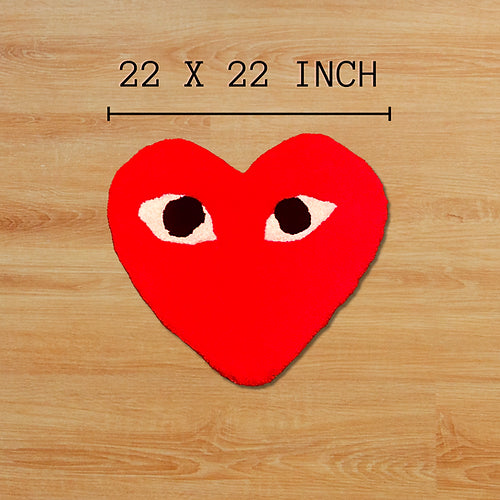 Hypebeast Heart Rug